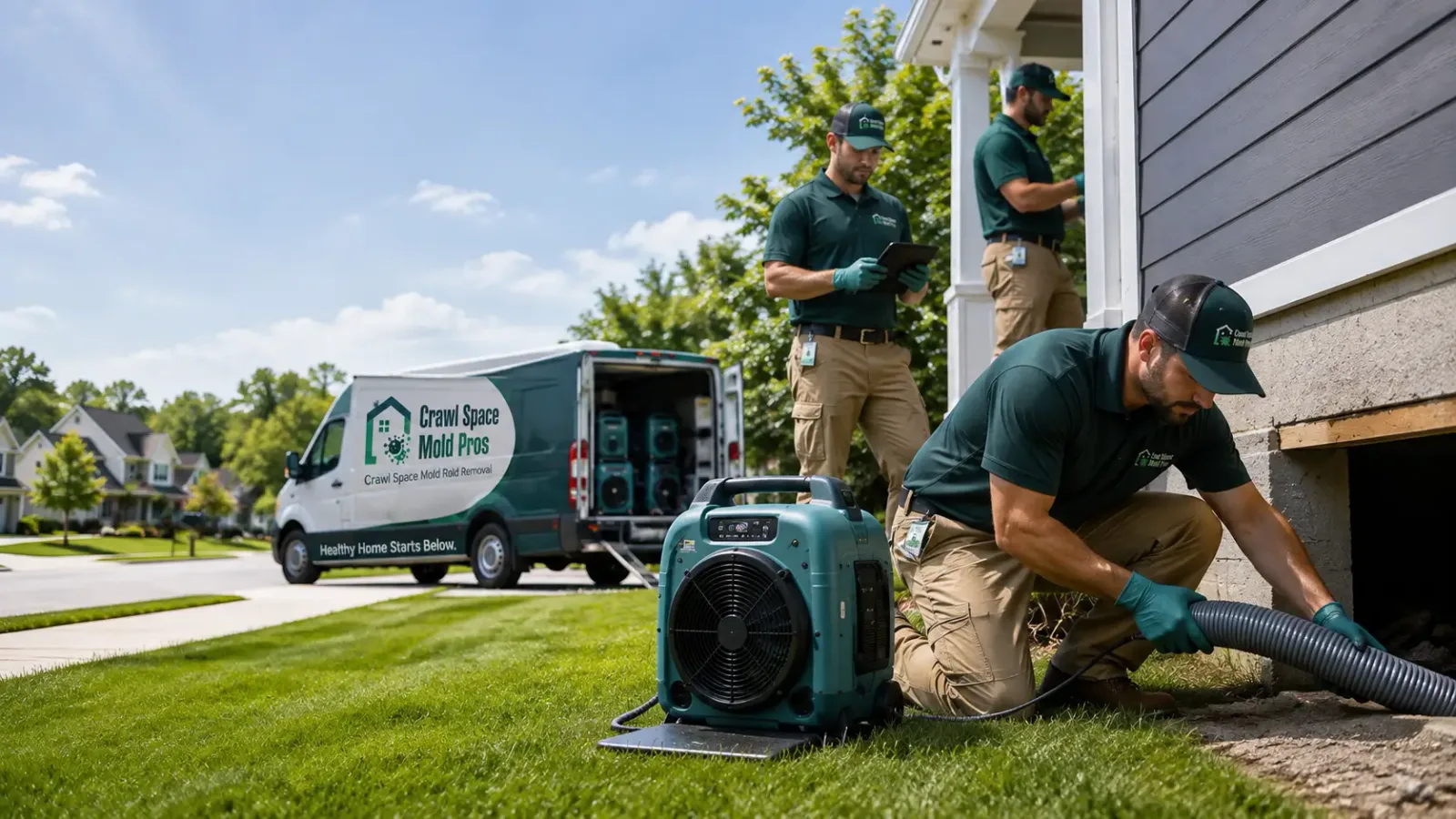 Crawl Space Mold Removal in Mchenry, ND